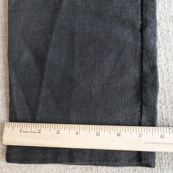 Transit Uomo Mens Pants 2XL Gray Linen Blend Made in Italy - Picture 4 of 14